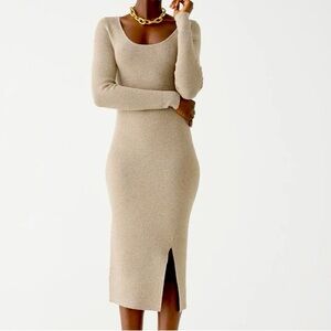 J Crew Side-slit sweater-dress